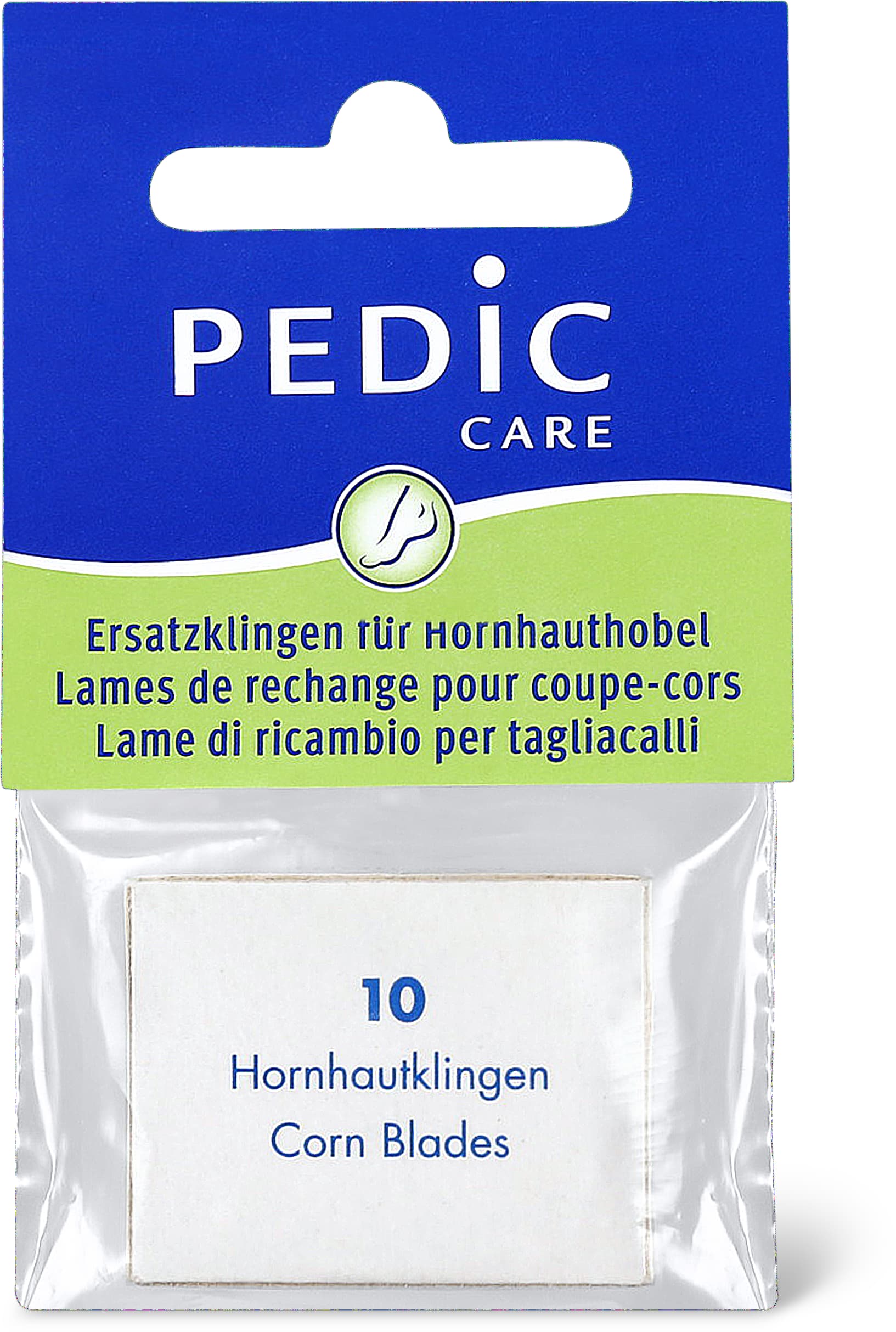 Ersatzklingen für Hornhauthobel